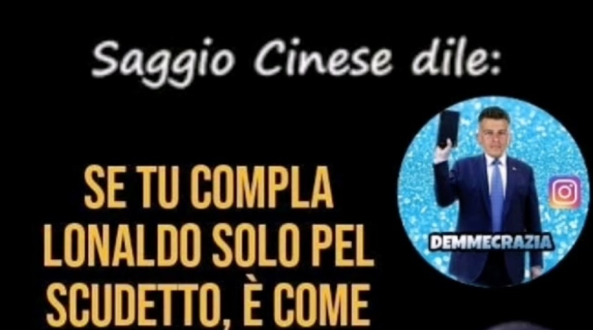 Juve Eliminata E Ronaldo Come Belen Il Proverbio Del Saggio Cinese Diventa Sfotto Il Tempo